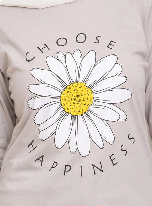 Silver Printed Long - Sleeve Design 10 - Khotwh